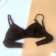 ຊຸດຊັ້ນໃນຜ້າໄຫມ sponge-free 100% mulberry silk summer style thin no wire rims breathable large size seamless underwear for women