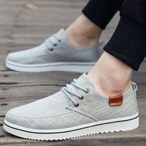 Hong Kong Chaobou Mens shoes 2022 Spring new Korean version trendy fashion 100 hitch casual shoes big size flat bottom sails shoes