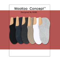 Boat socks mens summer thin cotton invisible silicone non-slip bean low-top socks mens socks sweat and deodorant four seasons