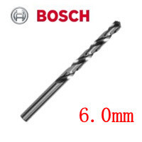 Bosch (BOSCH) 6 0mm high speed steel grinding twist drill bit-2608595066 (single)