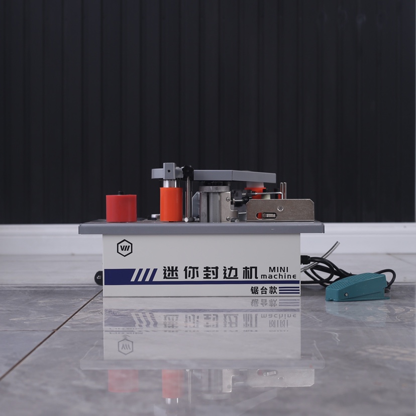 The new edge banding push table All small mini saw desktop edge banding machine multi-functional portable edge banding incoming saw table
