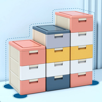 Snack Cabinet drawer-type container room household toy booksPlastic cabinet to clean storage transparent box