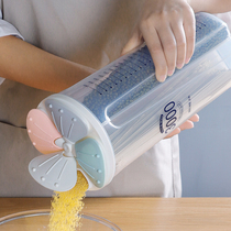 Whole grains sealed jar plastic compartment storage tank kitchen household food beans beans storage storage box