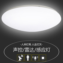 LED radar Human body induction Self-service voice-activated light Toilet Corridor Balcony Entrance Ceiling light Corridor Aisle Stairs