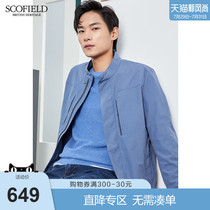 SCOFIELD spring and autumn mens jacket jacket stand-up collar business casual fashion handsome loose short jacket