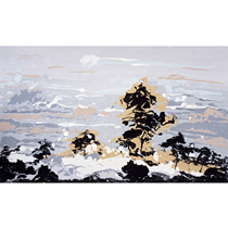 Tong Derecorded Far Mountain Living room Bedroom Decoration Painting Collection Pure Hand Painting