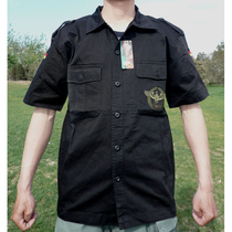 Military fans outdoor casual wear black German tactical training clothing shirt shirt short sleeve jacket mens summer clothes