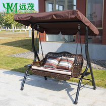 Far-lush Nordic net red outdoor autumn Thousand-yard swing Outdoor Hanging Chair Double Rocking Chair Terrace Terrace Chandelia