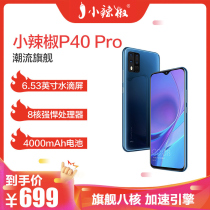 Pepper P40 pro full Netcom 4G 5g water drop screen big battery Big Memory student game elderly Android smart phone men and women elderly Machine backup machine