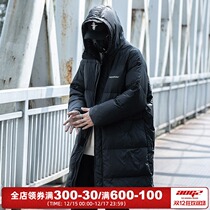 Xiaobingguo Tide brand winter long down cotton jacket men thick bread clothing warm coat loose couple cotton clothes