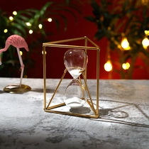 Creative metal time hourglass time timer decoration decoration gifts personality living room modern simple crafts