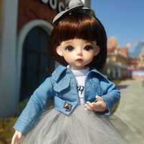 (Hand-painted makeup for eye change) Doris Katie handmade doll girl birthday gift Princess set gift box