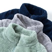 Coral velvet coat womens fleece outdoor double-sided velvet fleece mens warm and thickened cashmere jacket inner liner