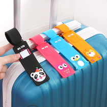 Cartoon creative consignment bundled boarding pass luggage tag tag listing