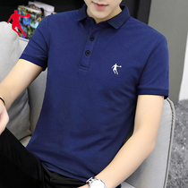 Jordan short-sleeved T-shirt mens casual lapel polo shirt summer new loose half-sleeve t-shirt sports fitness clothes