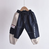 Korean version plus velvet boys casual pants childrens trousers 2020 Autumn new boys foreign style pants tide baby