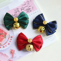 Pet bow tie Phnom rimmed cat bell bite resistant ornaments small puppies cute dog supplies Teddy collars