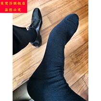 (5 pairs) Gentleman mens socks white-collar office workers business model Japanese dress black socks control mens long model