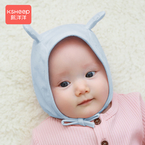 Baby hat Spring and autumn thin newborn baby baby pure cotton tyre cap cute super cute female baby jacket head cap spring
