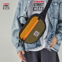 VISION Street Wear Men and women 22 new colorful diagonal satchel children dress 22 spring new