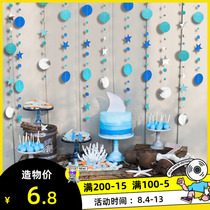 Kindergarten opening season ring creation hanging decoration childrens room Marine style decoration student dormitory ceiling hanging