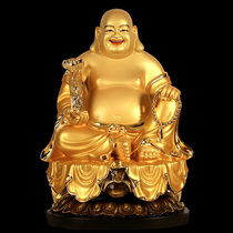 Pure Copper-Cure Gold appliqued Golden Mille Buddha Home for Buddhist suchwork The Buddhas Buddha Grand Belly Buddha Buddhist Supplies