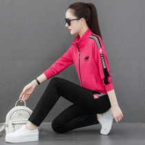 BBQ Casual Sports Suit Womens 2022 Fall New Foreign Air Fashion Han Edition Easy to Walk Two Sets