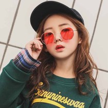 2018 New Children's Sunglasses Boys Girls Dress Sunglasses Trendy Kids Glasses Metal Clams Glasses Personality