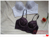 Export tail single 3 4 and 1 2 cup thin cup breast bra shoulder strap detachable breast sexy
