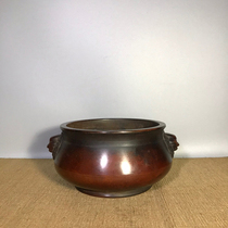 Collection of Treasured Bronze Lion Ear Aroma Furnace -AD02089