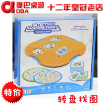 Turntable Finding Figure Competition Observation Force Focus Reaction Force Parent-child Interaction Intelligence Early Education Toy Party Board Game