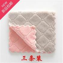 Kitchen towel I cloth water absorbent degreasing thickening wash home cleaning dual use hand towel brush bowl cloth vacuum suction