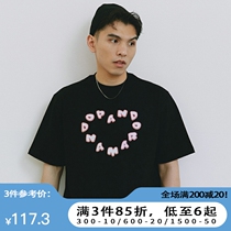 SAMESAME22SS Gods loving summer short sleeve T-shirt round collar pure cotton graffiti street trend lover dress