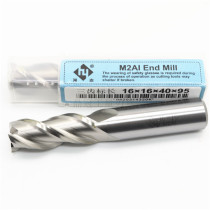 Heye superhard white steel end mill 3-edge aluminum high-speed steel milling cutter 2 3 4 5 6 7 8 9 10-25mm