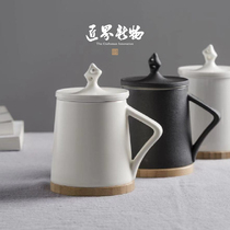 Craftsmans new thing Office tea cup Mug Ceramic filter teacup with lid Couple cup Cultural and creative cup
