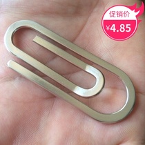 Creative paper clip metal wallet stainless steel coin clip womens mens banknote clip clip clip clip