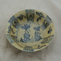 Jingdezhen antique porcelain imitation Ming Dynasty blue and white porcelain bowl Jingdezhen ceramic old goods collection furnishings