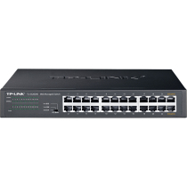 TP-LINK TL-SG2024D full gigabit 24-port two-layer WEB managed switch QoS control VLAN division port mirroring monitoring rack 100