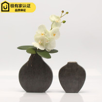 New Chinese style modern light luxury ceramic vase flower Ware soft decoration ornaments living room TV cabinet wine cabinet flower placement decoration