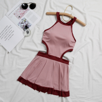 Fairy Fan ins Wind Korea 2020 new net red conservative students thin belly small chest one-piece swimsuit women