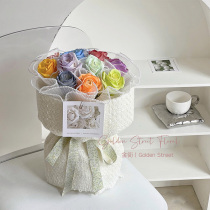 Cloth Art Flowers Wrapping Paper Fabrics Knit Bouquet Bags Floral Paper Gge High-grade Floral Decoration Handmade Diy Material