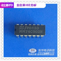 MM74C902N DIP14 original spot hexagonal anti - phase TTL buffer IC chip with matching