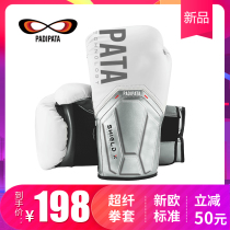 PADIPATA new boxing gloves Adult men and women professional Sanda Muay Thai fighting free fight super fiber gloves