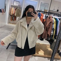 Clearance SLY domestic 2020 discount autumn winter zipper lapel jacket 038CA430-0340