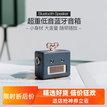 Wireless Bluetooth speaker girl heart subwoofer mobile phone portable small mini cute cartoon creative small audio