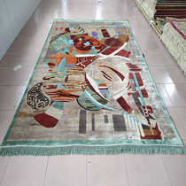 Cartoon Abstract Childrens Room Bedroom Living Room Living Room Book Room Modern Brief Yoda Garden Pure Hand Knotted Real Silk Silk Rug