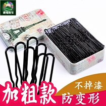 Studio black u-shaped clip hair pin thick hairclip ball head fixing tool u-shaped clip for stylist