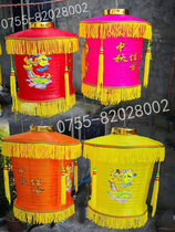 Mid-Autumn Festival Lantern decorated outdoor waterproof small lantern hang-in-shaped balcony cylindrical lantern Chinese Change-color lamp