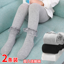 Childrens socks Autumn baby leggings Baby stretch leggings Little girl foreign style wear 1-2-3 years old 5