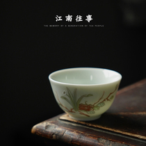 Ceramic Gongfu tea with small tea cup Masters cup Single cup Tea Bowl Tea Single Men And Women Individual Cups of Tea Tea